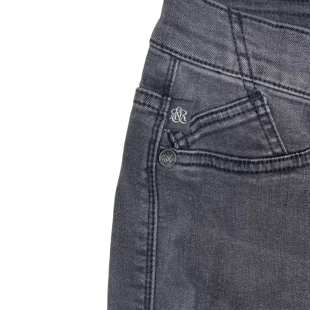 Rock & Republic Jeans Women's 10 R, Denim Dark Wash Slimming High Roller Legging